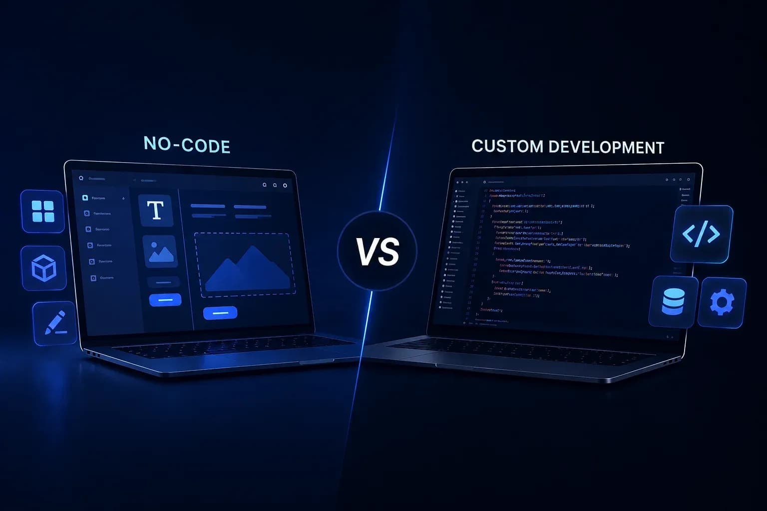 No-code vs кастомна розробка: що вибрано для вашого бізнесу